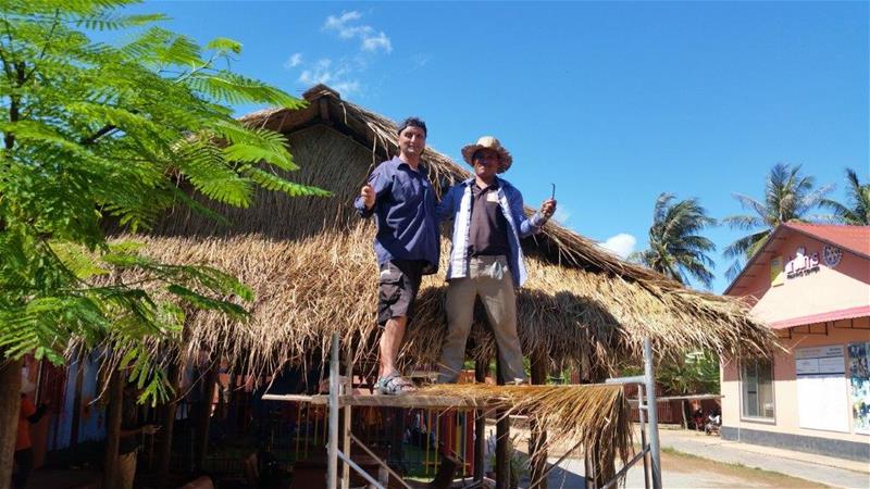 Rod Duckworth supporting Cambodia school