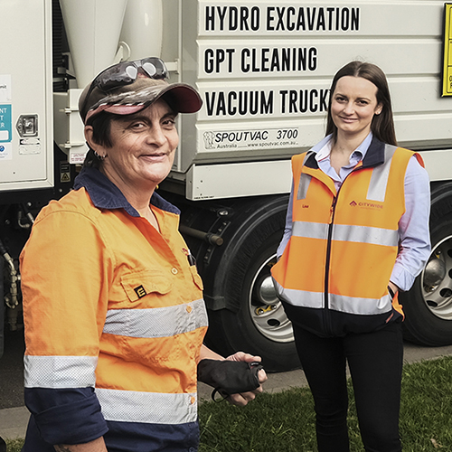 Citywide Female Drainage Team grid